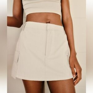 Zara cream skort